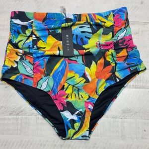 Tempt Me Women High Waisted Bikini Bottom Full Coverage Swimsuit Bottom